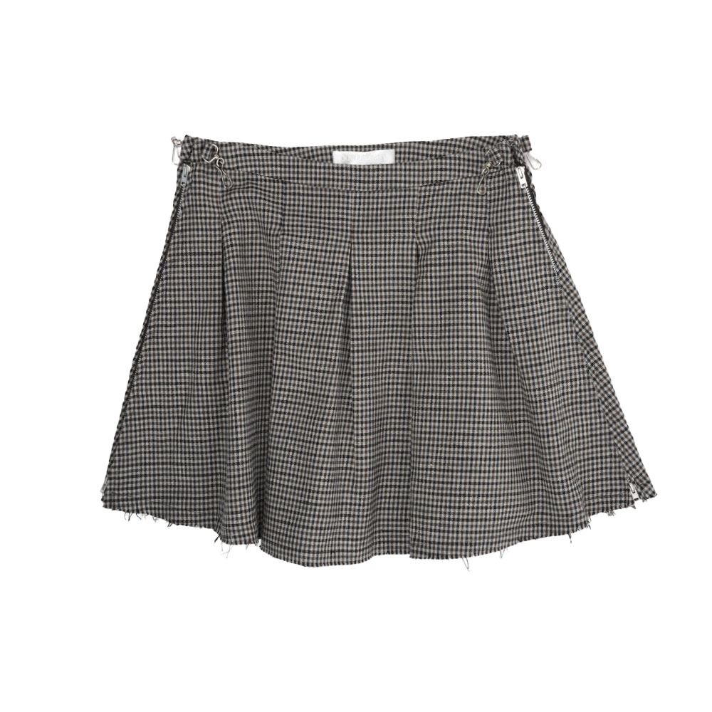 OBJECT SKIRT OLD MONEY CHECK (WOMENS)