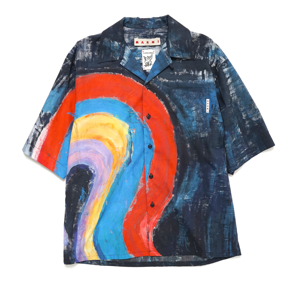 MARNI x Flaminia Veronesi PRINTED POPLIN SHIRT