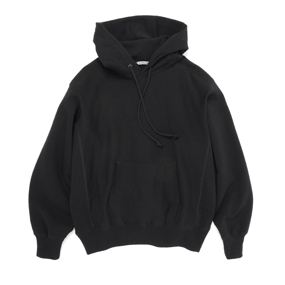 SMOOTH SOFT BD SWEAT P/O PARKA BLACK A25SP01TU