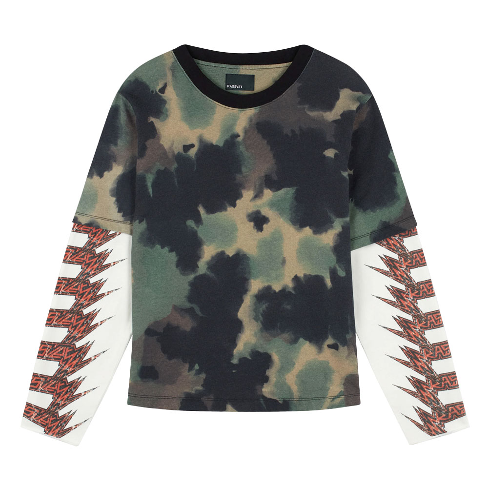 METAL LS TEE SHIRT GREEN