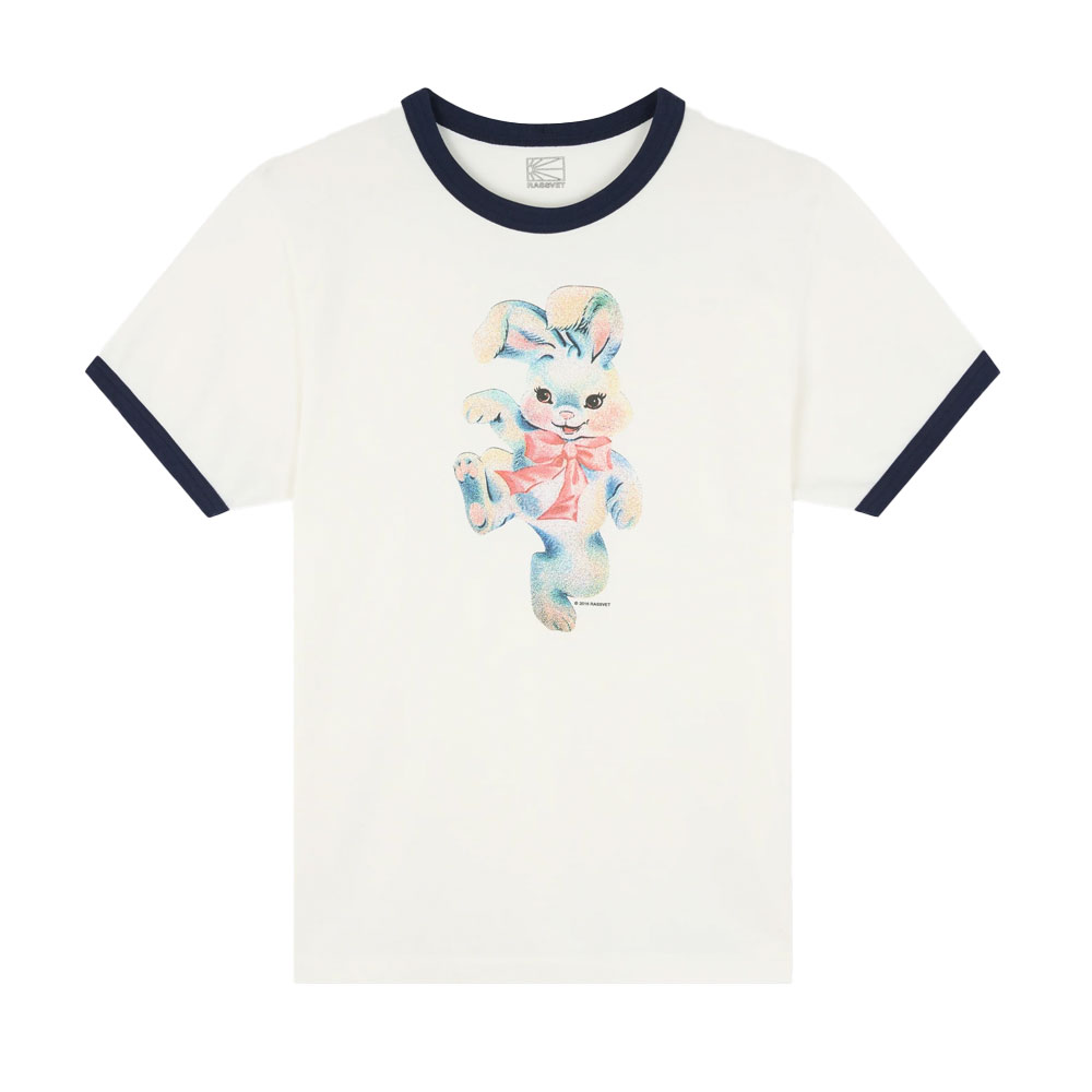 BUNNY RINGER TEE SHIRT WHITE