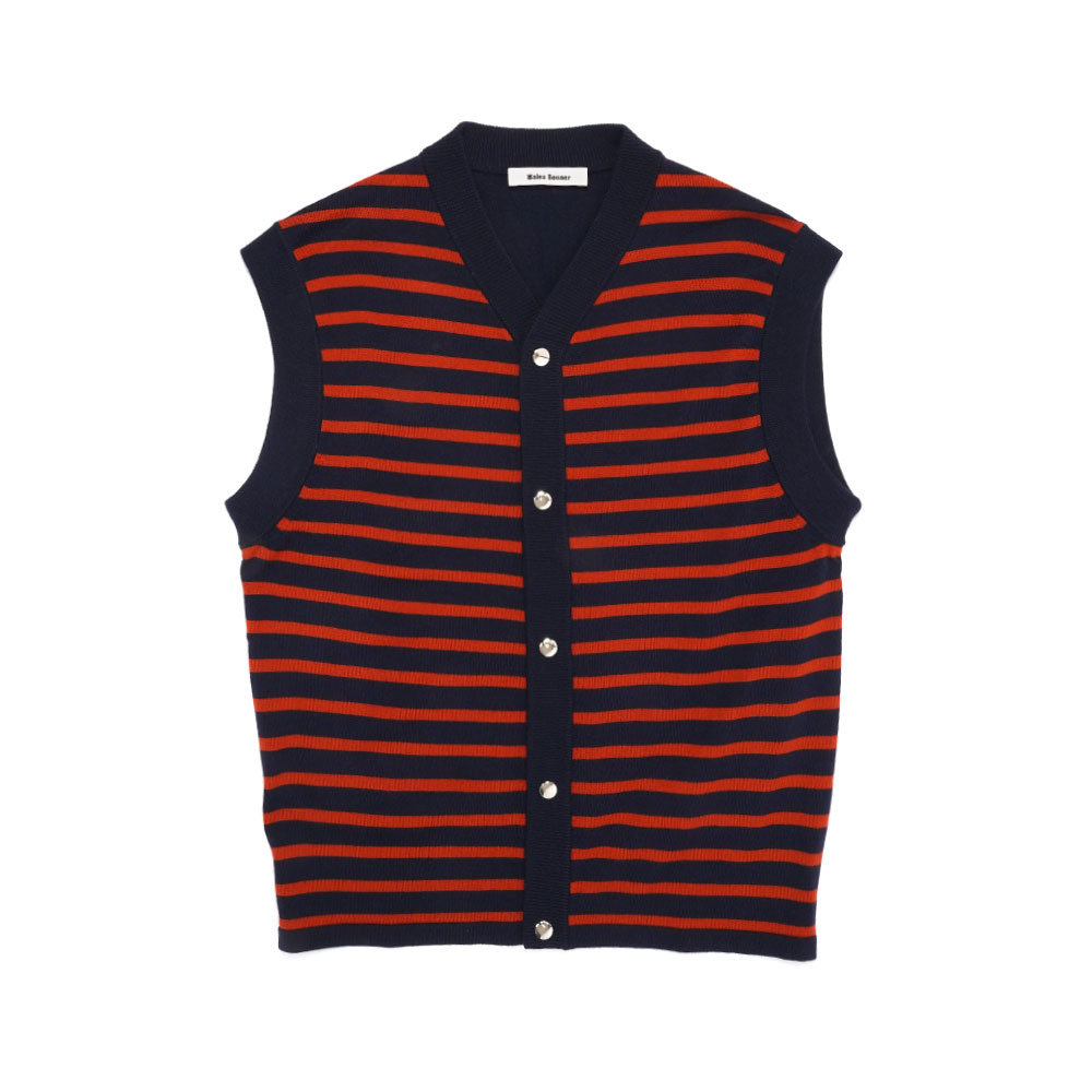 KAMAU CARDIGAN NAVY/RED