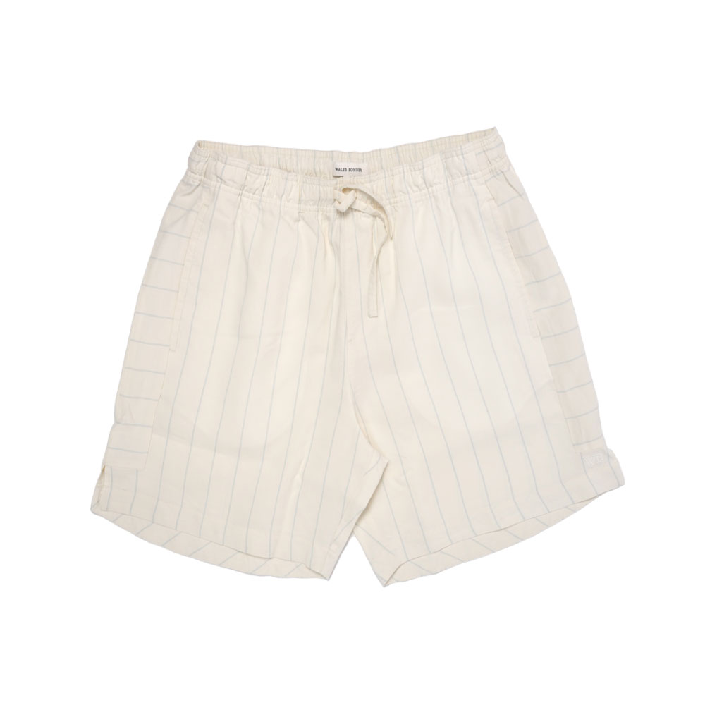 GARDEN SHORTS WHITE/BLUE STRIPE
