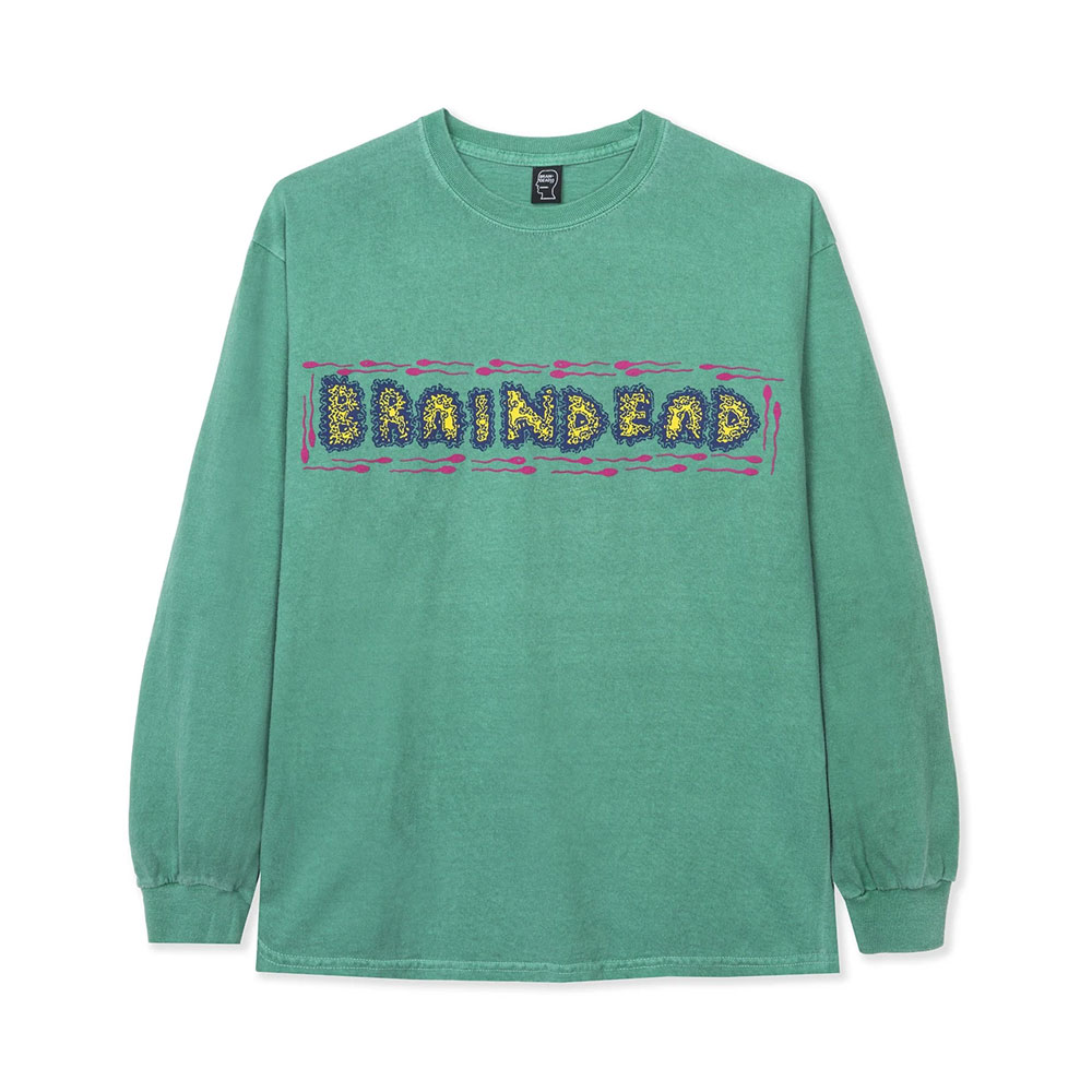 ONE WHO SHOUTS LONG SLEEVE TEE ACQUA