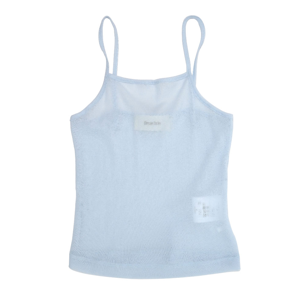 SHEER RIB CAMISOLE SAX