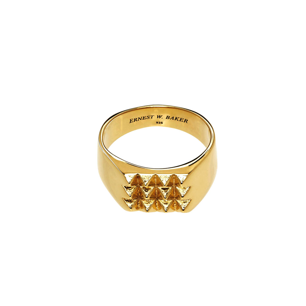 PYRAMID RING GOLD
