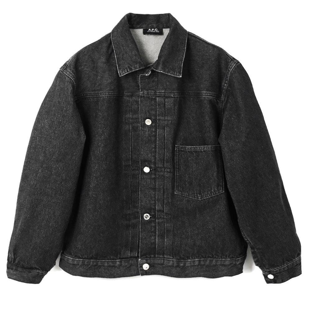 VESTE JEAN 1st-DENIM NOIR DELAVE