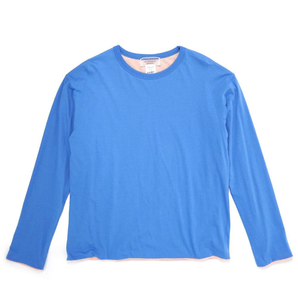 REVERSIBLE LONG SLEEVE BLUE BABY PINK