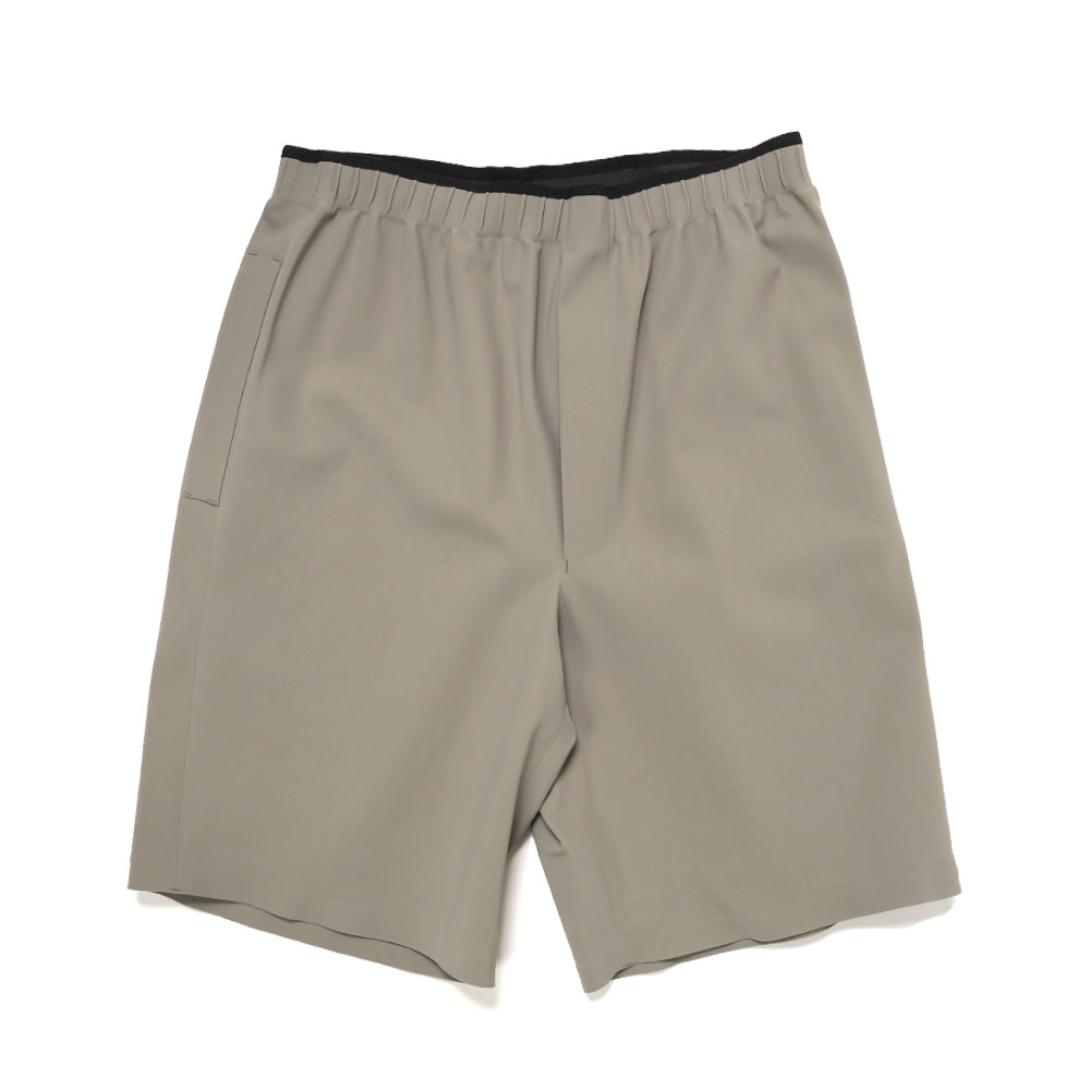 TAPED BONDED SHORTS PEBBLE GREY