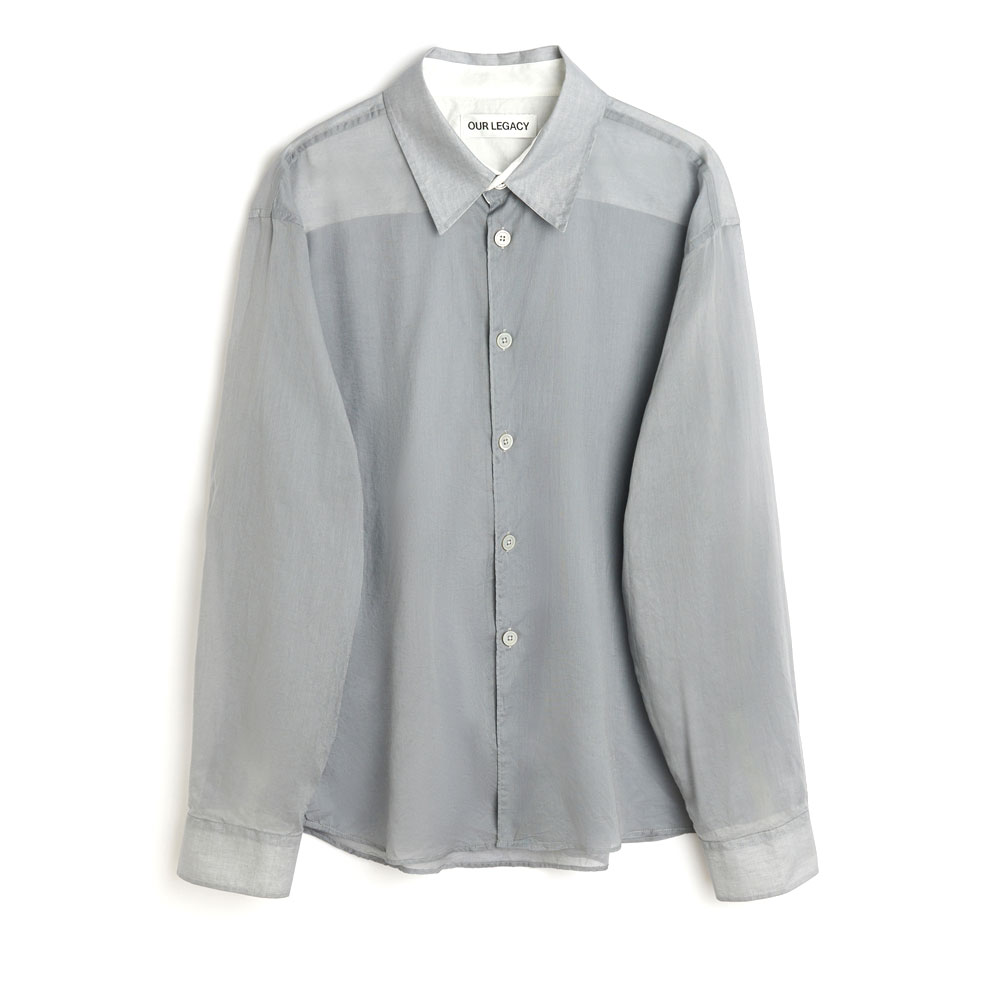 BEYOND SHIRT ICE COLD GREY CLOUDY COTTON
