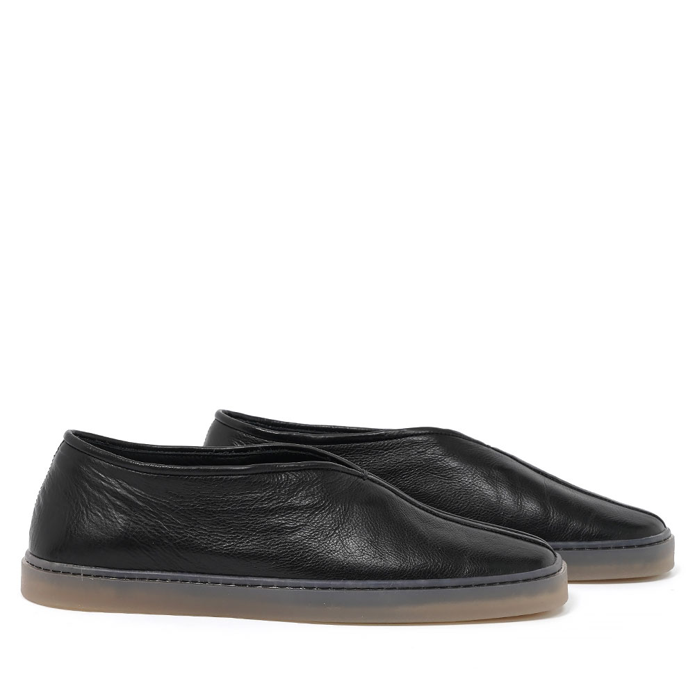 LINOLEUM PIPED SNEAKERS BLACK