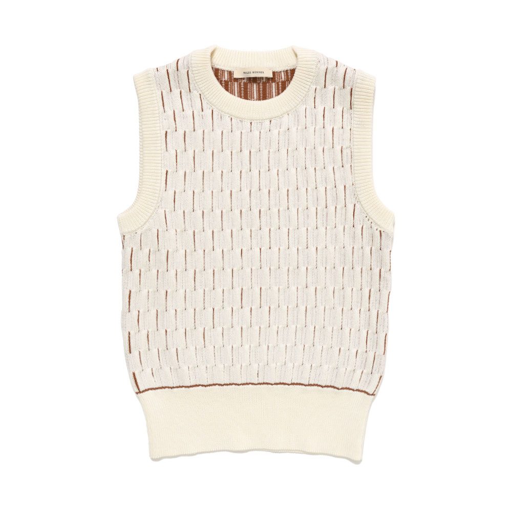 LEGACY TANK IVORY&BURNT ORANGE