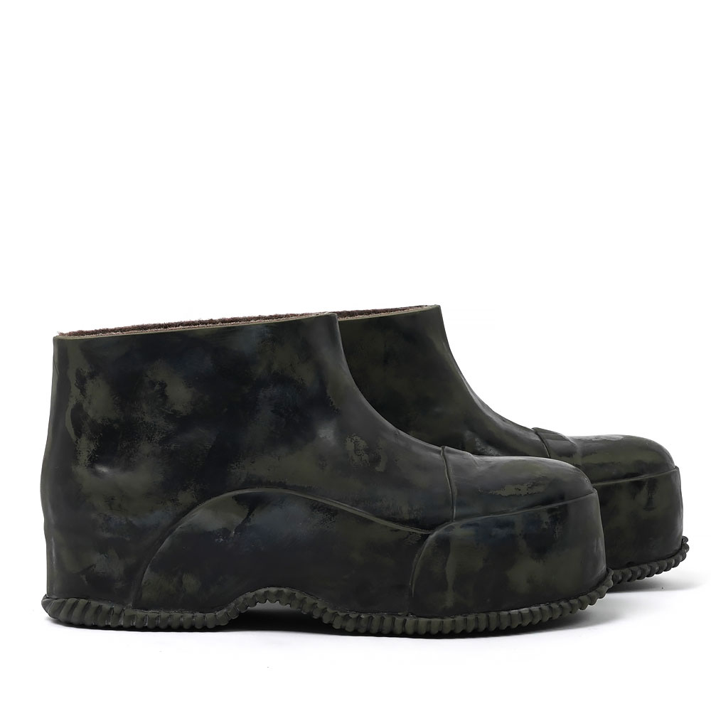LOW RUBBER BOOT TREATED-GREEN