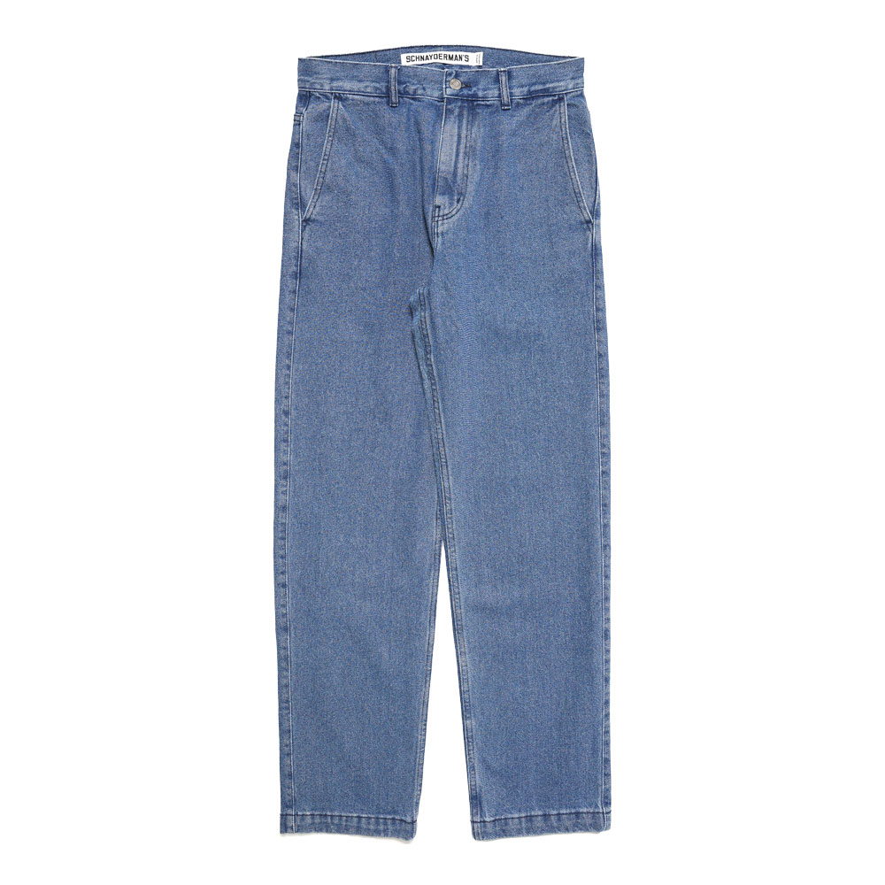 TROUSERS ALEF DENIM WASHED BLUE _