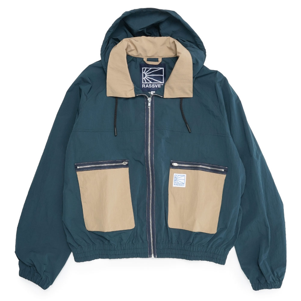 RASSVET RACER WINDBREAKER GREEN