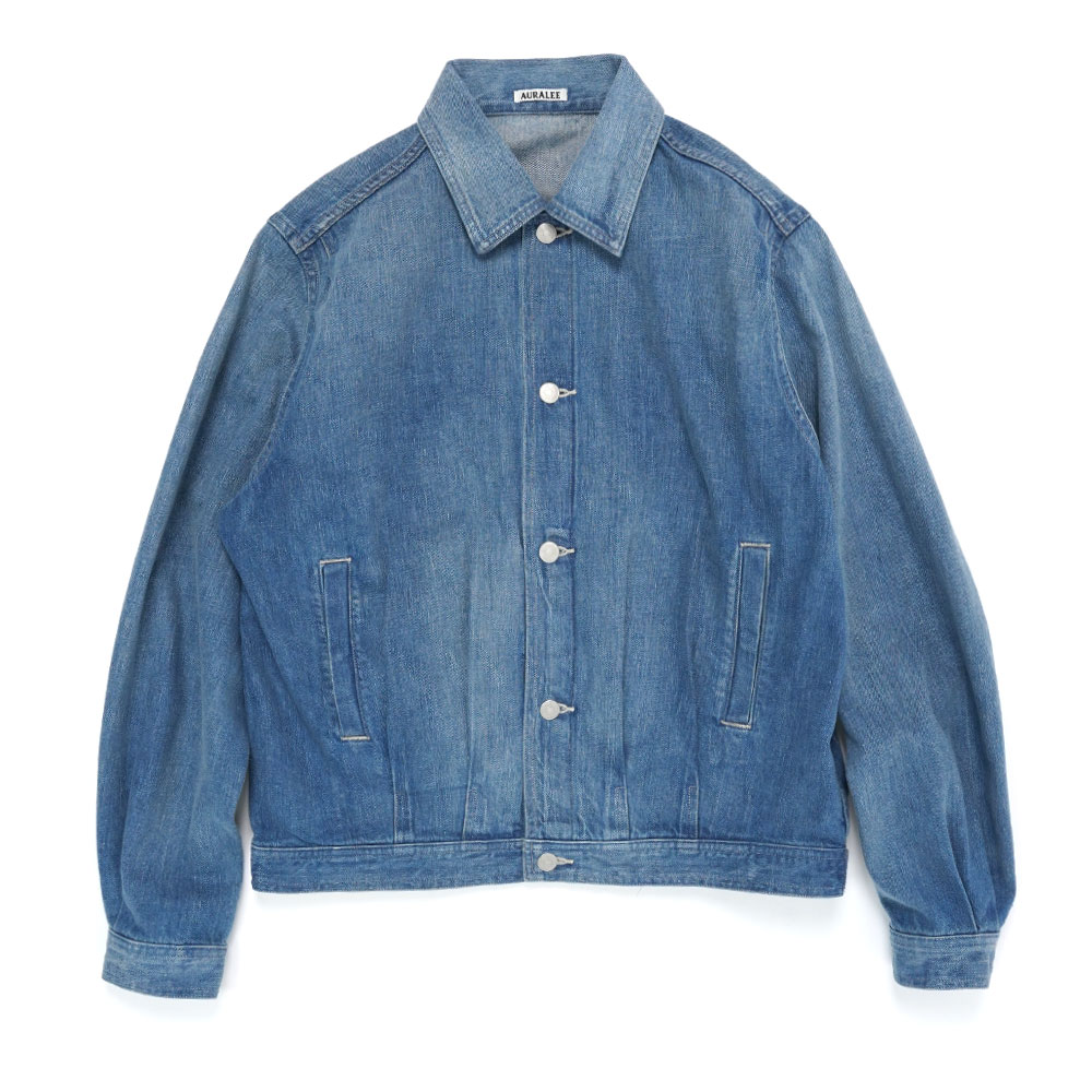 SELVEDGE FADED LIGHT DENIM BLOUSON LIGHT INDIGO A25SB01DE