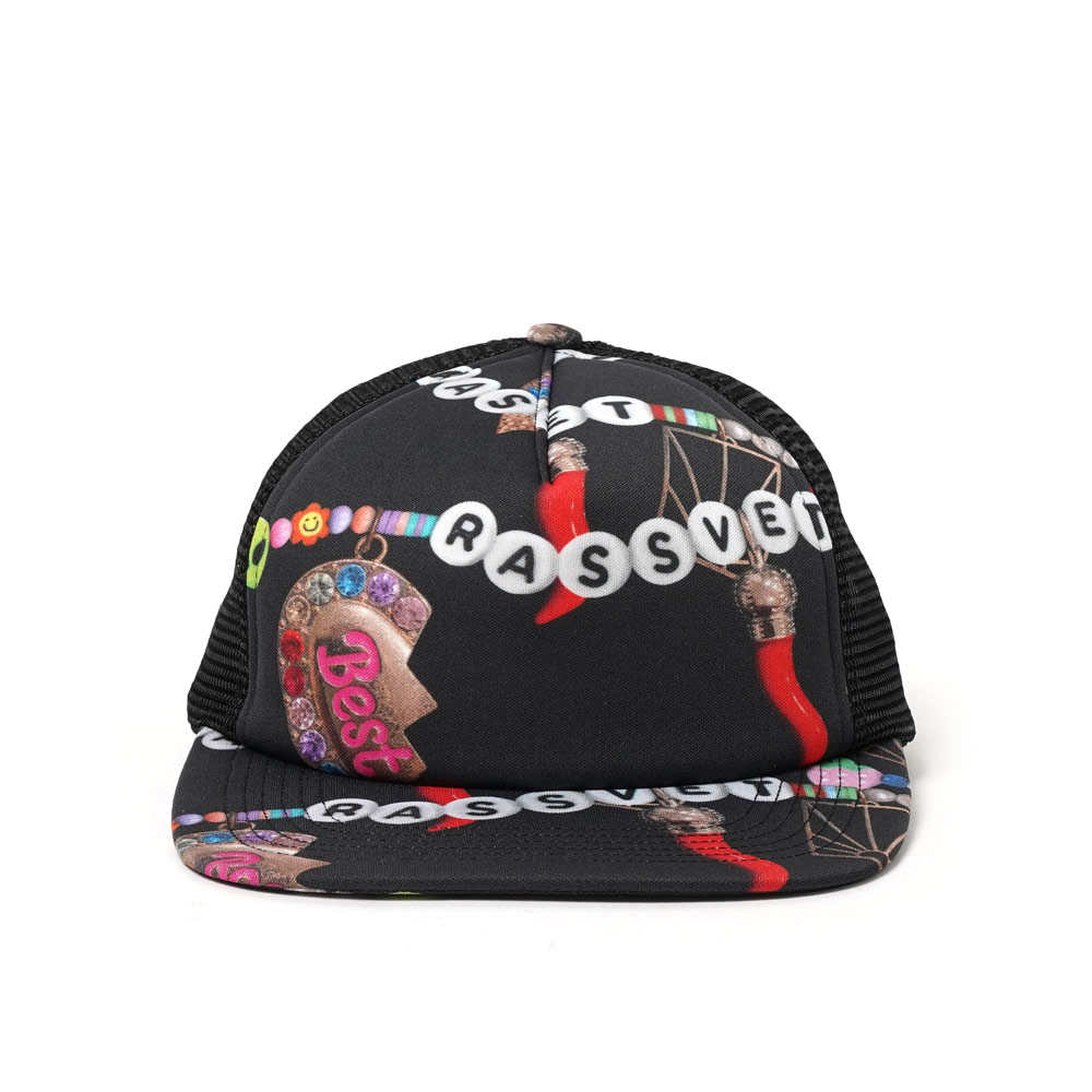 TRUCKER HEAD BRACELET CAP BLACK