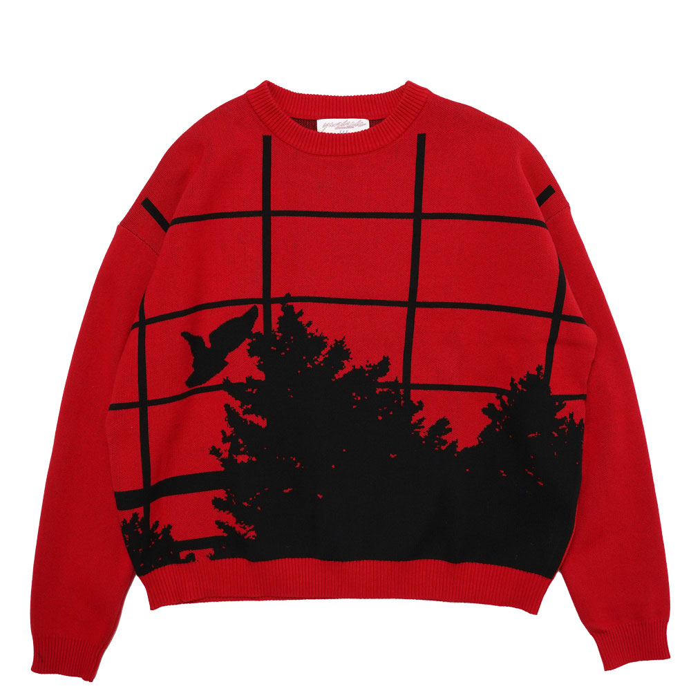 MOB KNIT RED