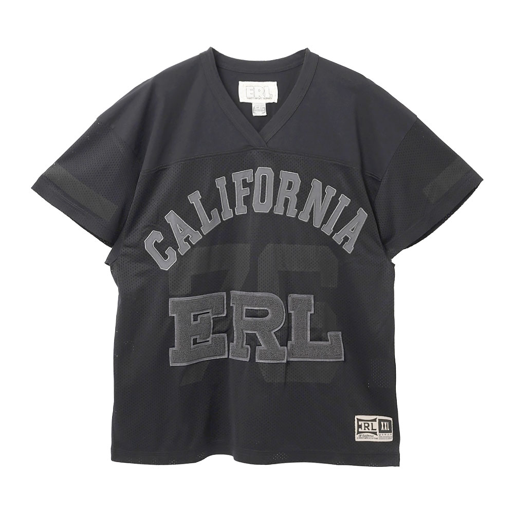 MESH FOOTBALL TEE BLACK