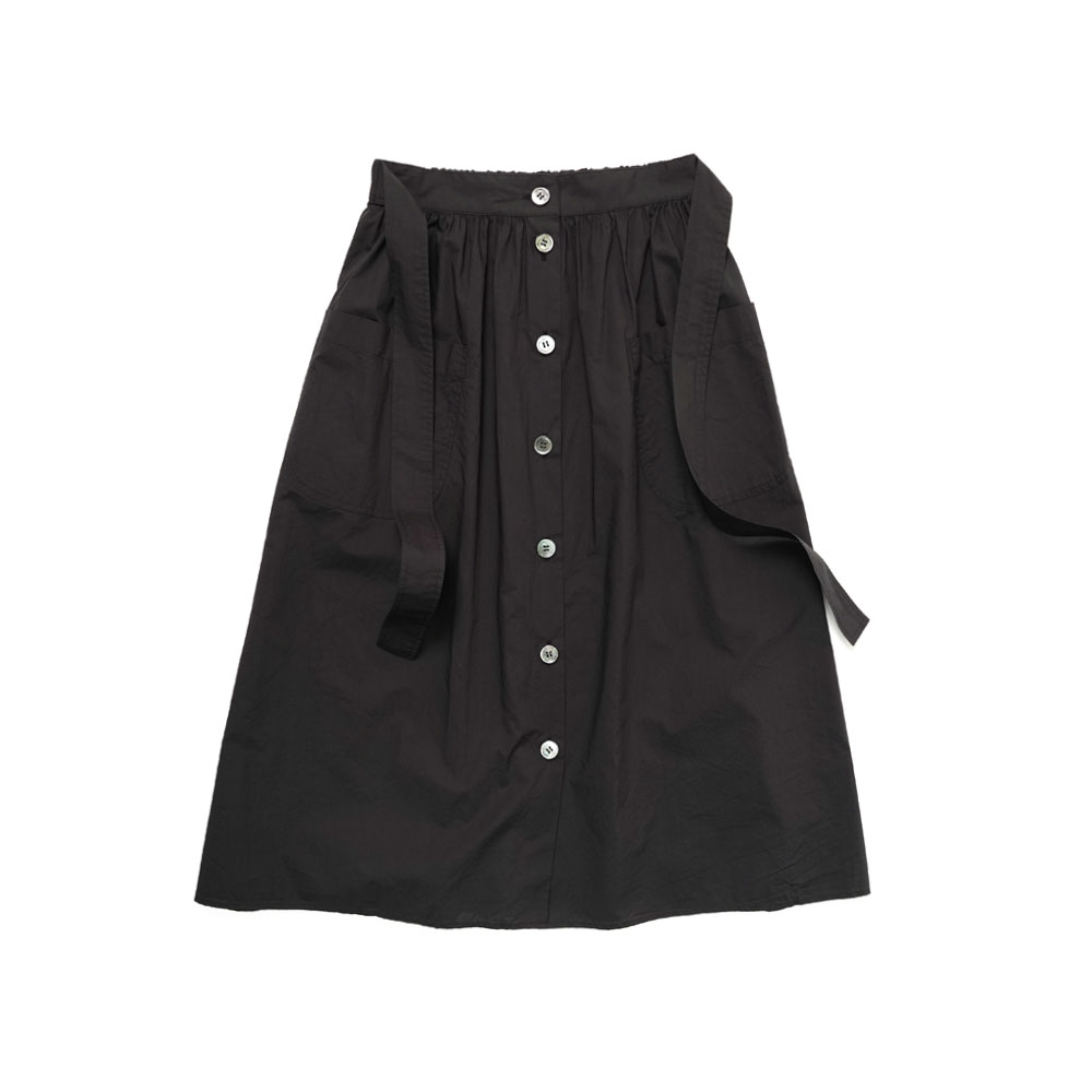 VIOLETA SKIRT CHARCOAL GRAY