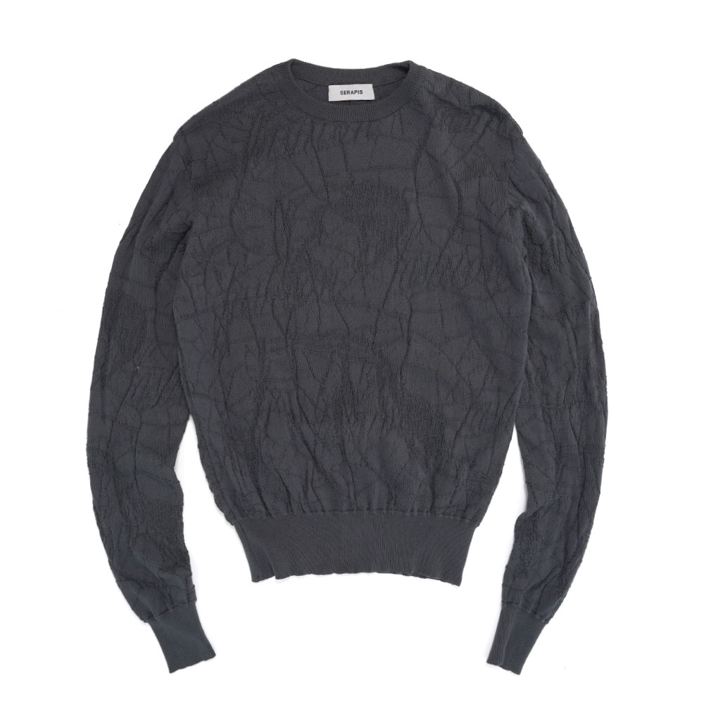 GREY KNIT TOP GREY