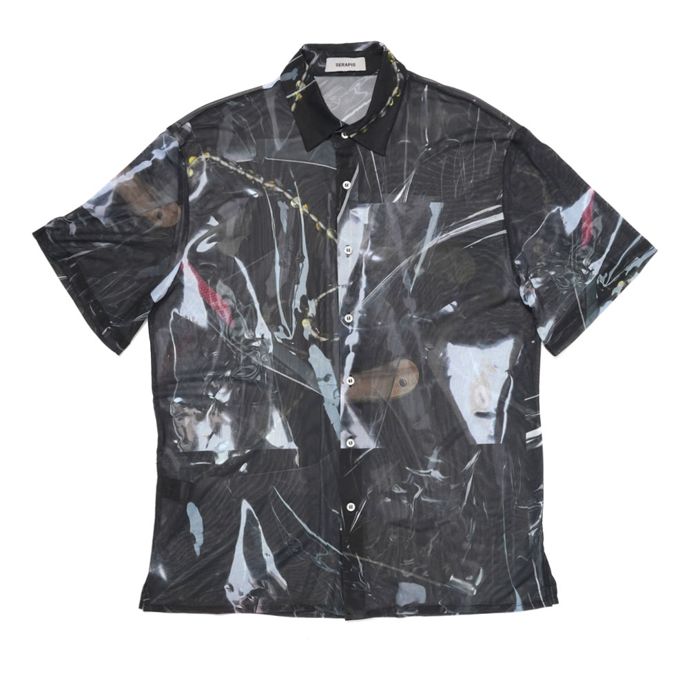 SOUGIADES GRID MESH SHIRT PRINT