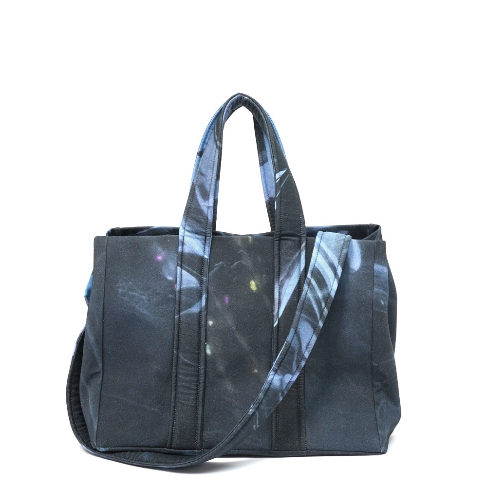 BLACK SHINING GEM DENIM BAG PRINT