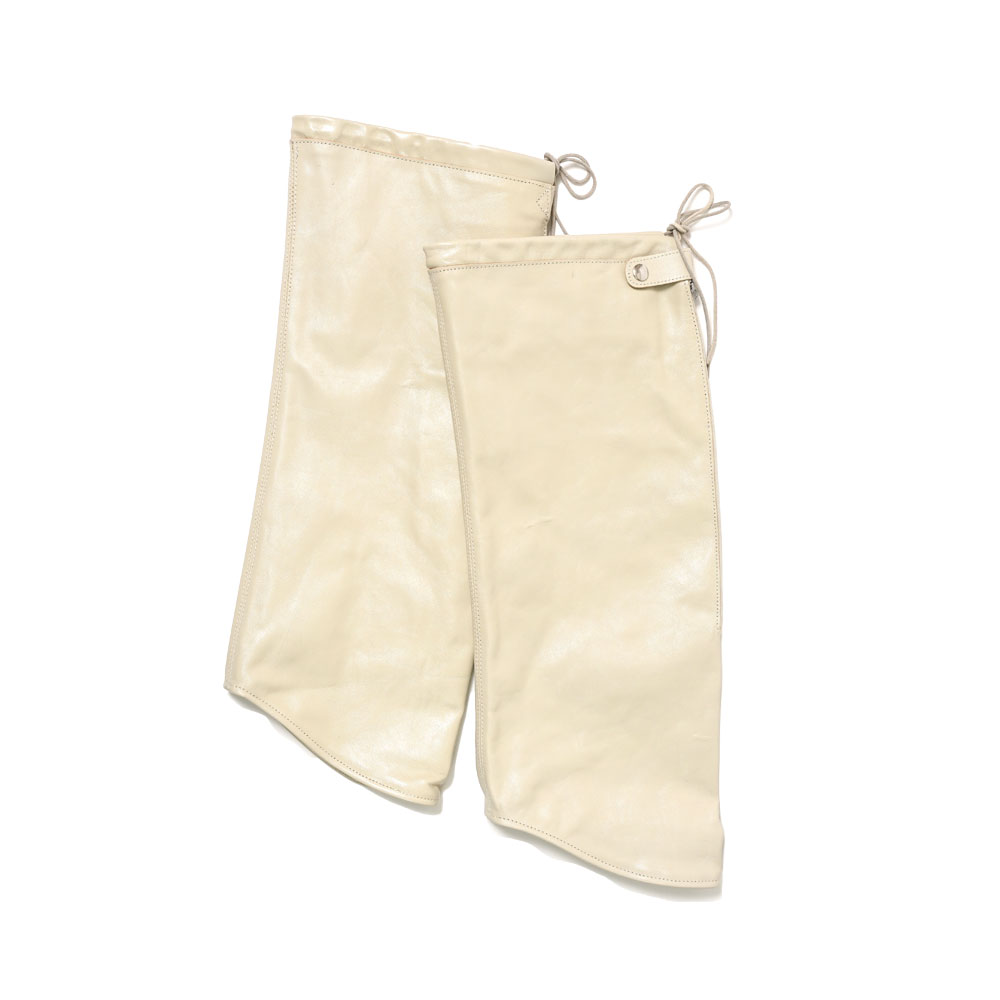 HIGH GAITER DUSTY WHITE LEATHER