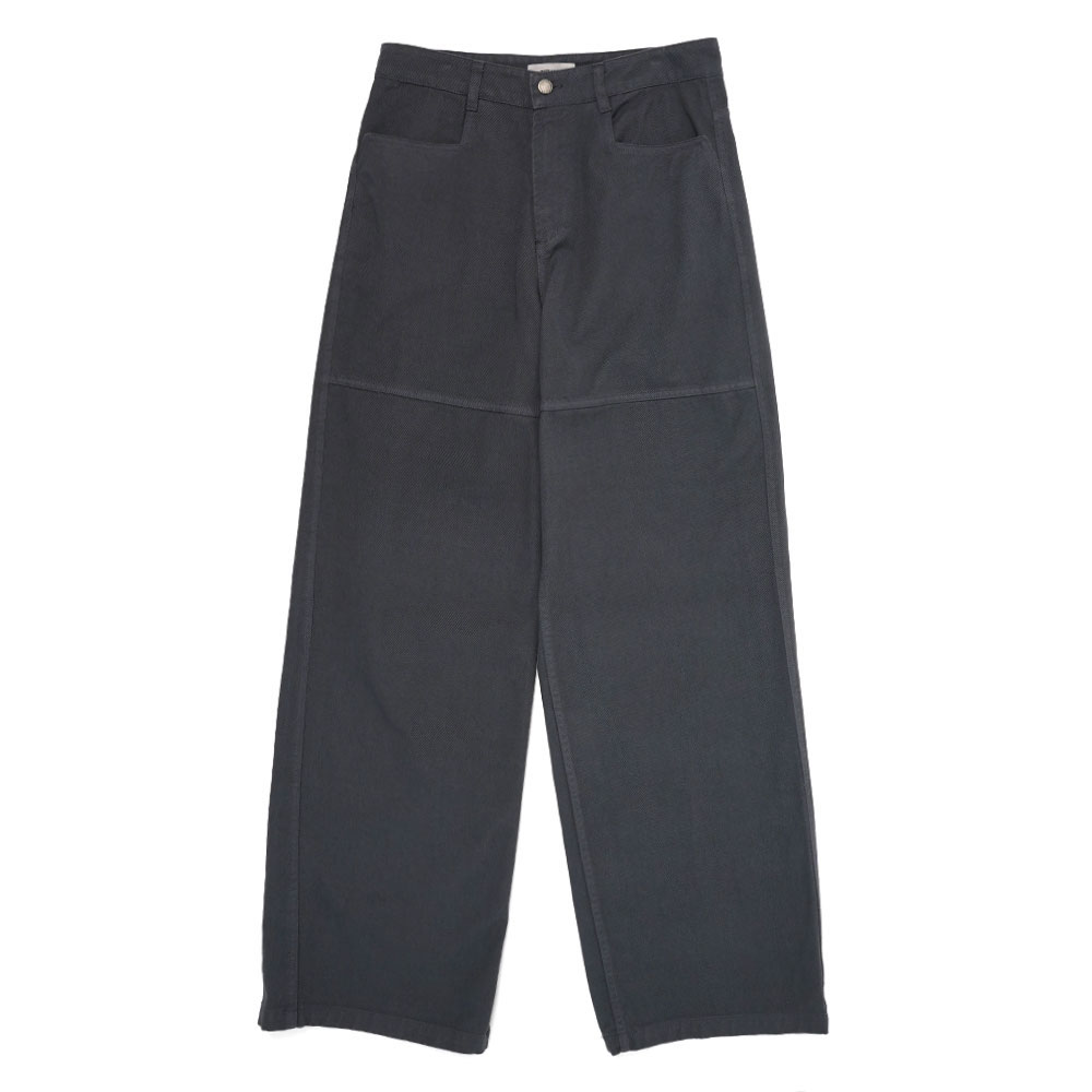 GREY SALT DYED WIDE SAILOR PANTS GREY