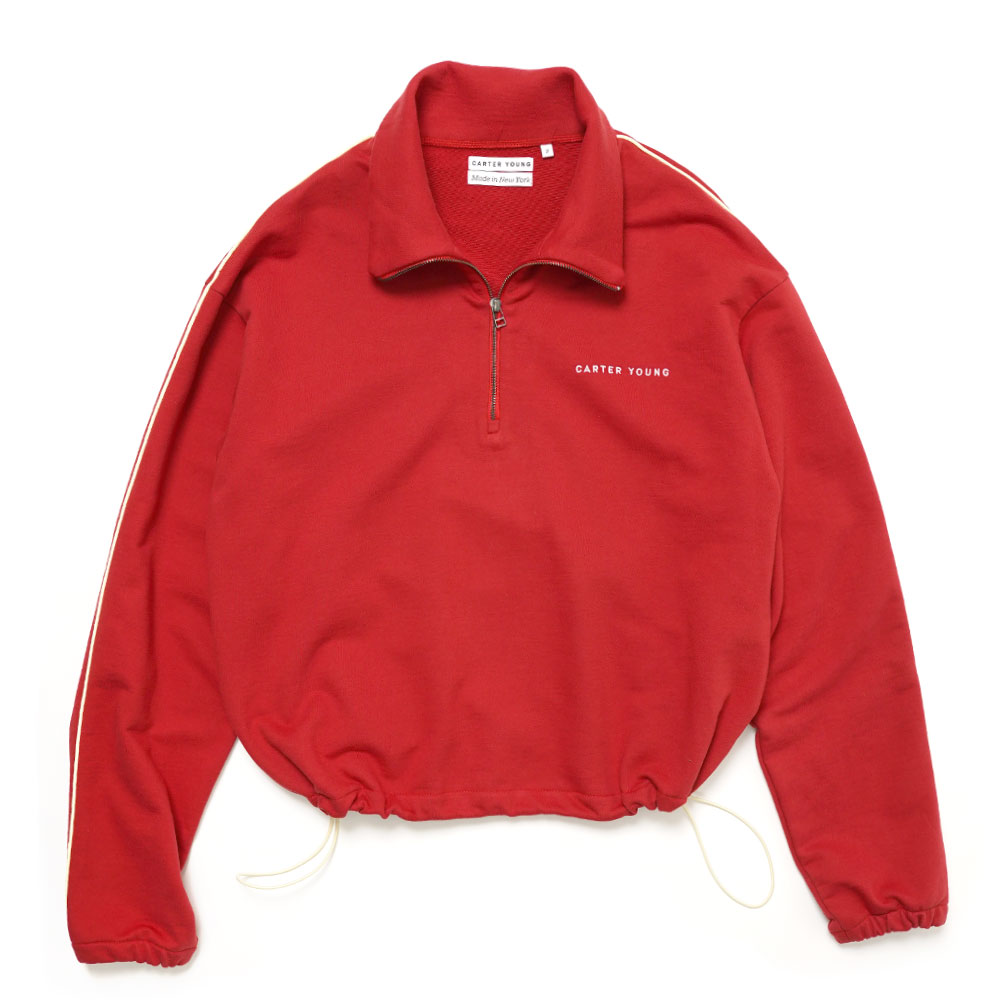 CAMERON QUARTER ZIP CHERRY
