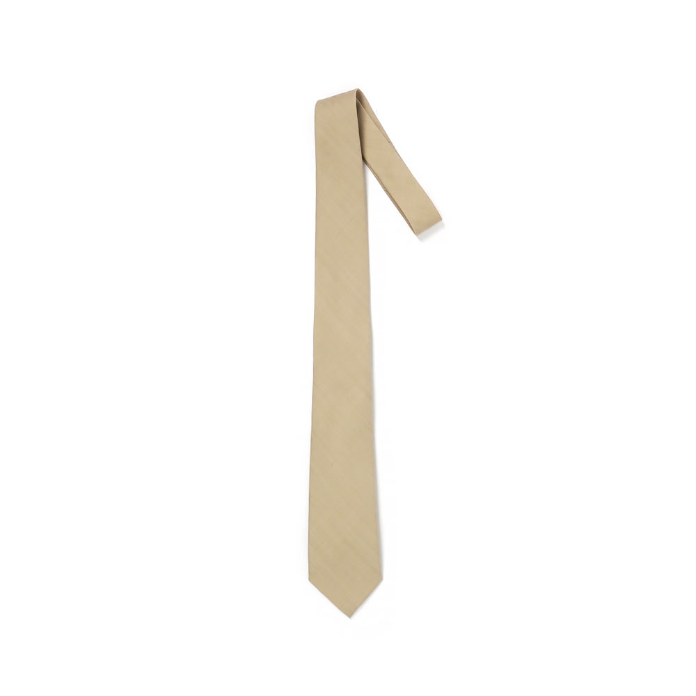 WOOL HERRINGBONE TIE A26ST06CH BEIGE