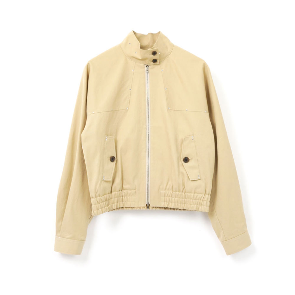 HIGH COUNT GABA/HARRINGTON JACKET SAND