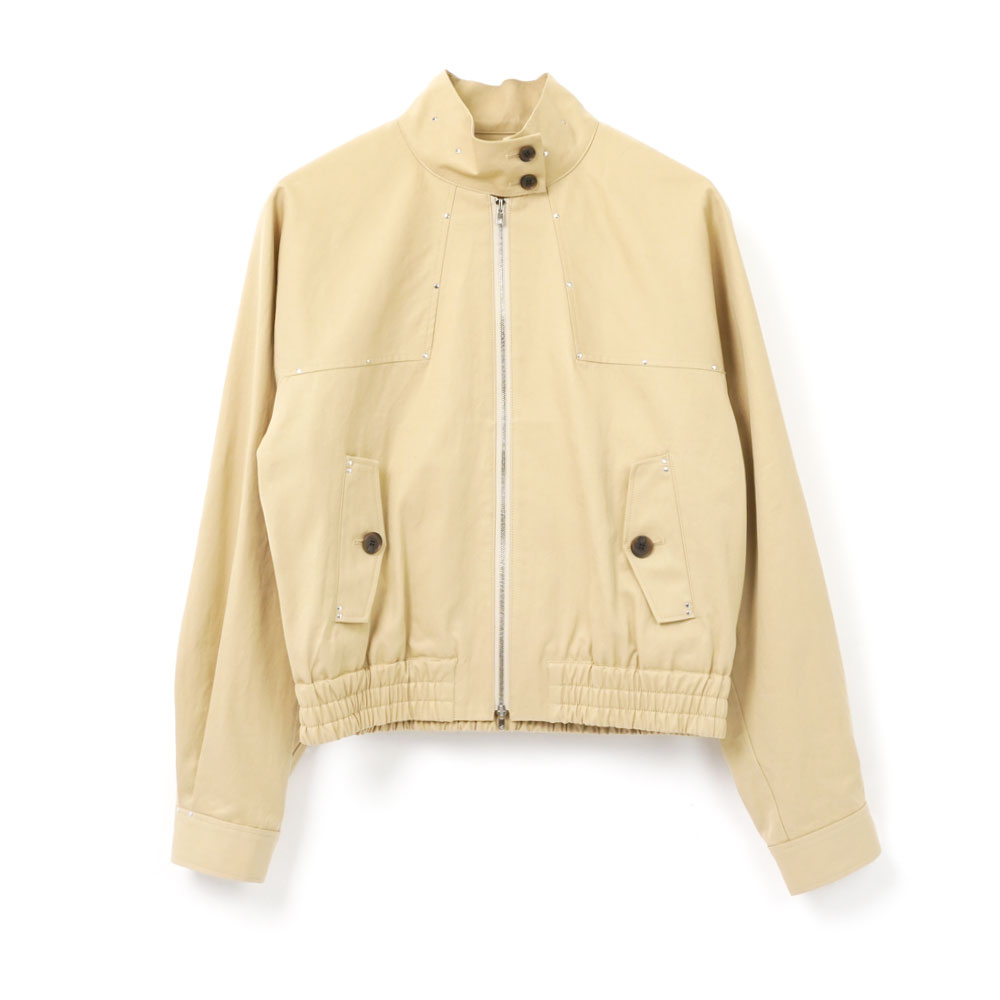 HIGH COUNT GABA/HARRINGTON JACKET SAND (MEN)