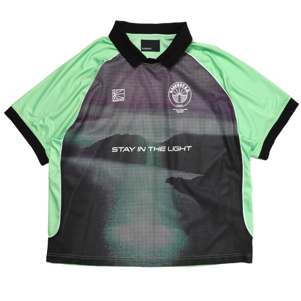 MEN RASSVET F.C FOOTBALL JERSEY LIME GREEN