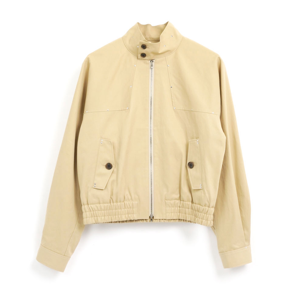 HIGH COUNT GABA/HARRINGTON JACKET SAND (MEN)