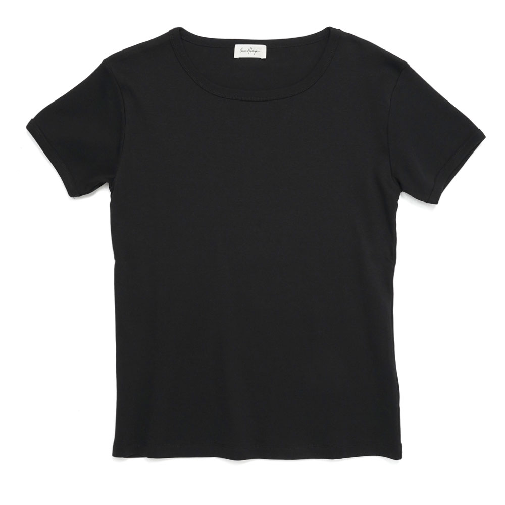 RIBBED SWAYZE TEE BLACK