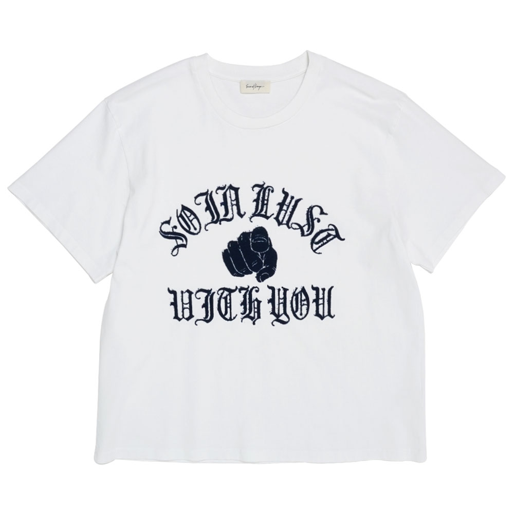 BABY BAGGY TEE IN LUST WHITE
