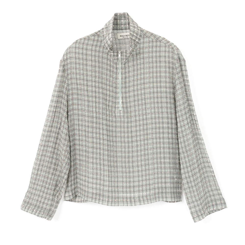 KAPPA ZIP SHIRT GREEN CHECK
