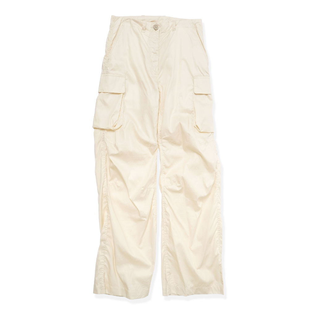PEAK TROUSER PEARL BEIGE COTTON CHINZ
