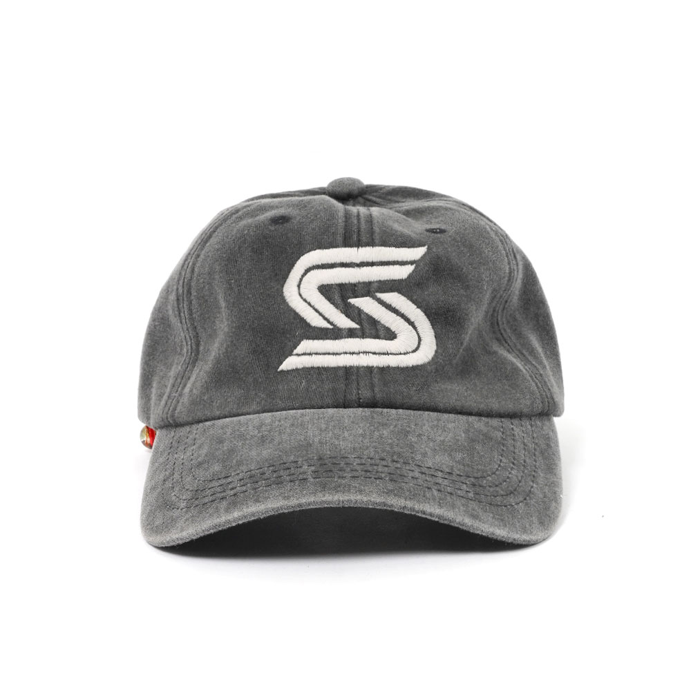 MURANO BEAD LOGO CAP GREY