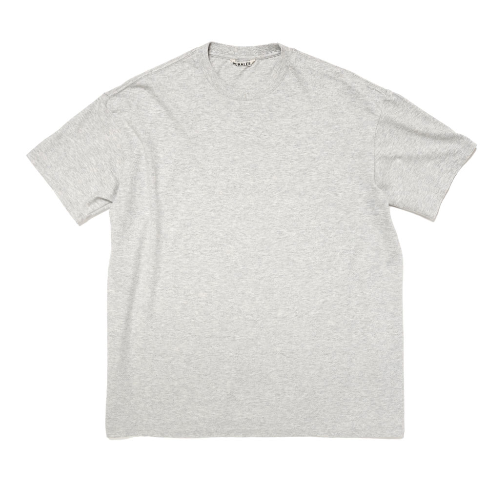 SEAMLESS CREW NECK TEE HEATHER GRAY