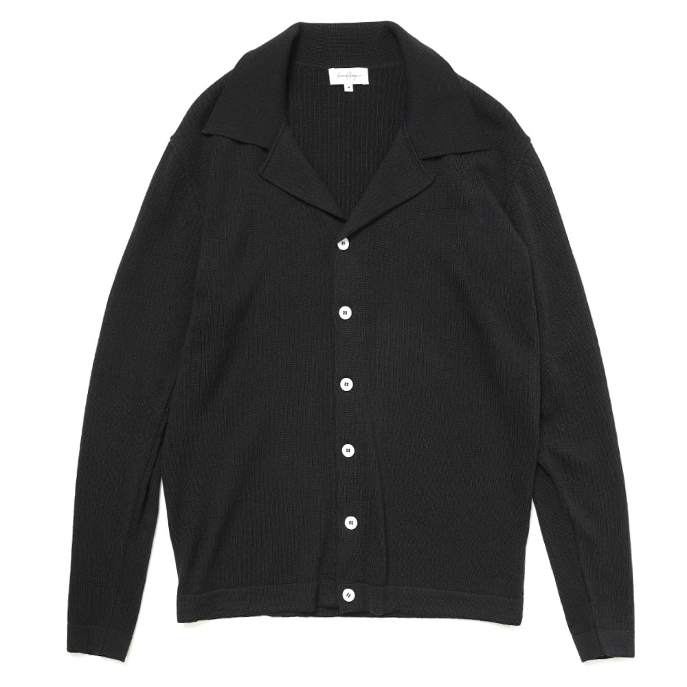PISTOLERO RIBBED CARDIGAN BLACK