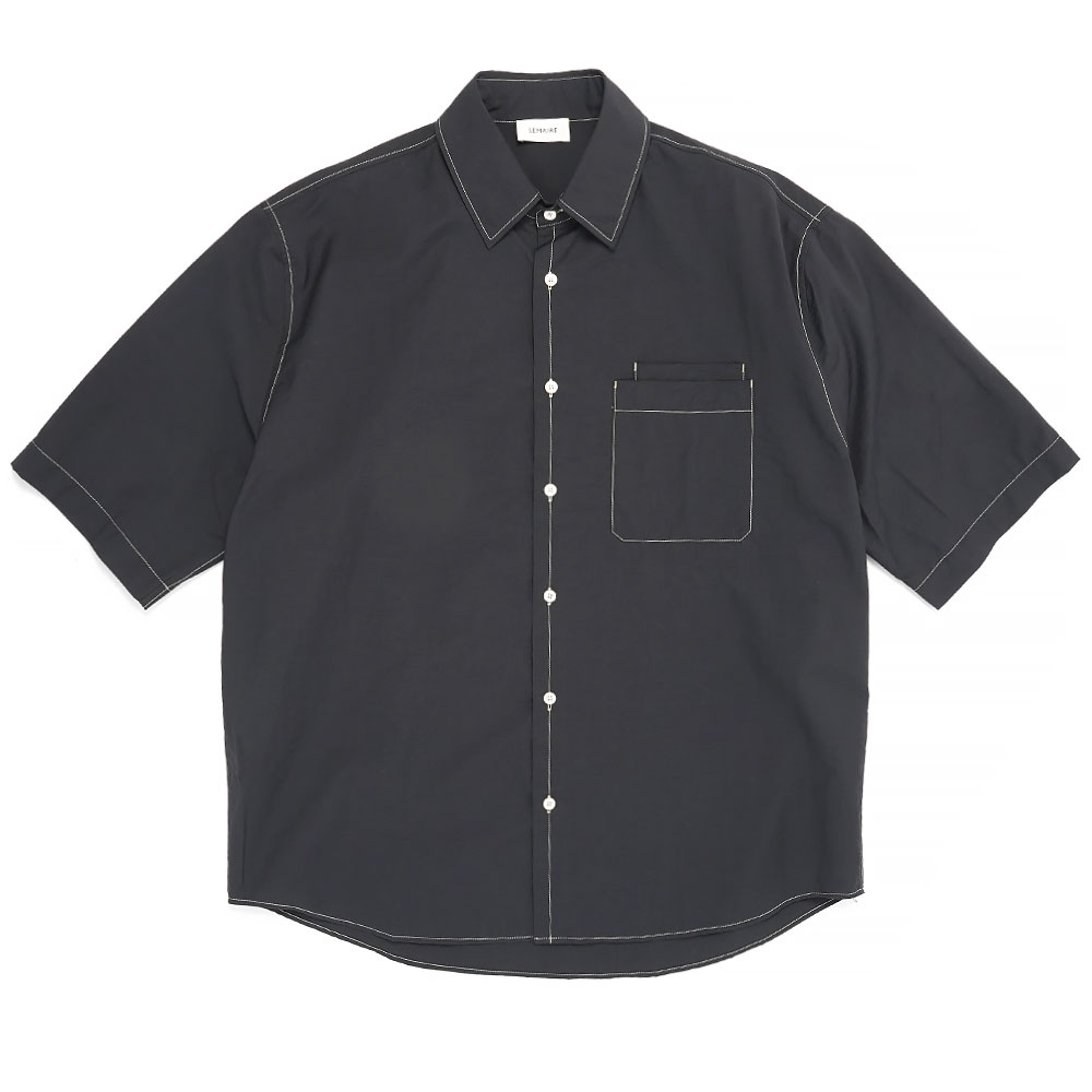 DOUBLE POCKET SS SHIRT BLACK