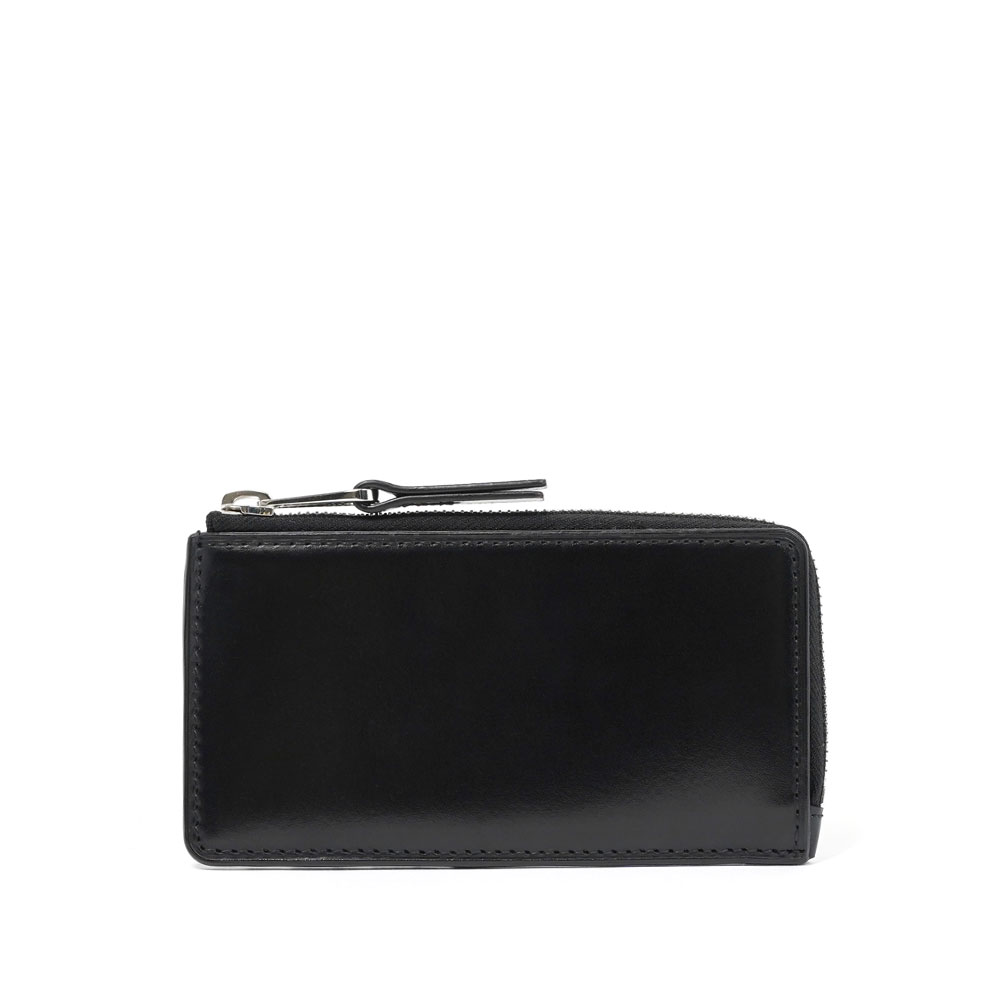 PATINA ZIP COIN CARD HOLDER BLACK