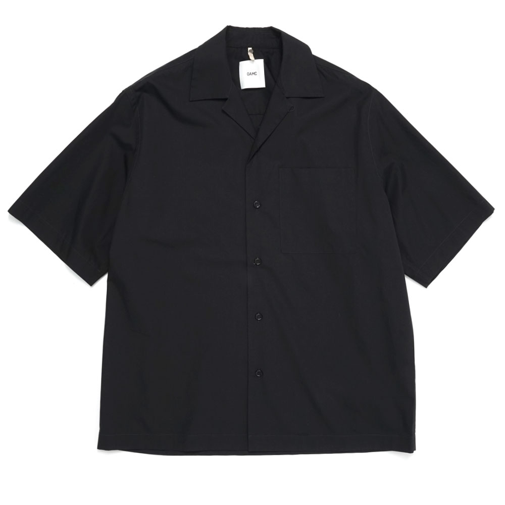 BLACK SS SHIRT WITH PRINT BLACK