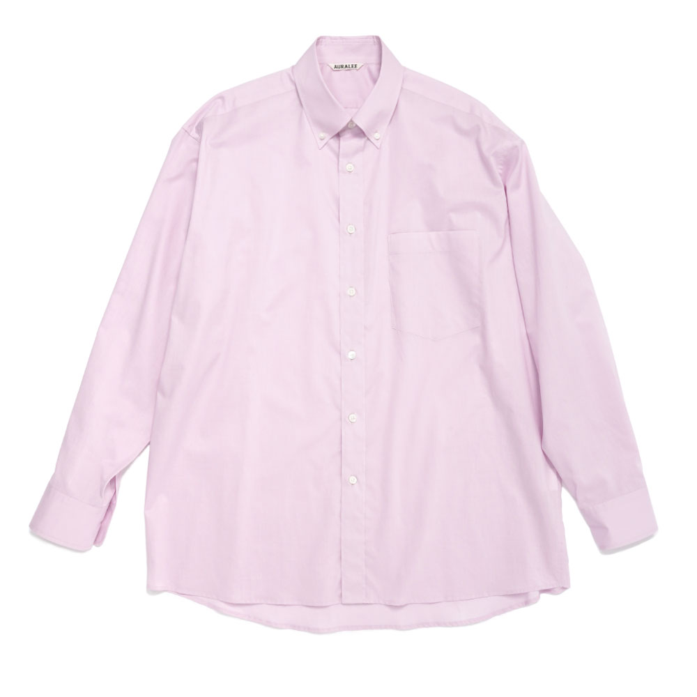 WASHED FINX TYPEWRITER BUTTON DOWN SHIRT LIGHT PINK A25SS02TL