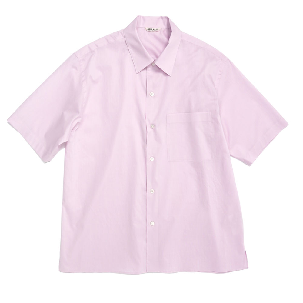 WASHED FINX TYPEWRITER HALFSLEEVED SHIRT LIGHT PINK A25SS03TL