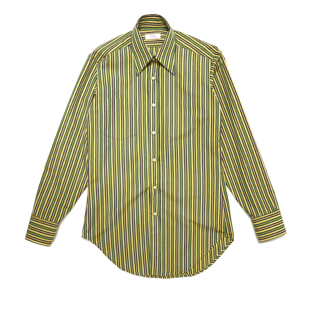 UNISEX STRIPE SHIRT WOVEN ERL04B008 GREEN