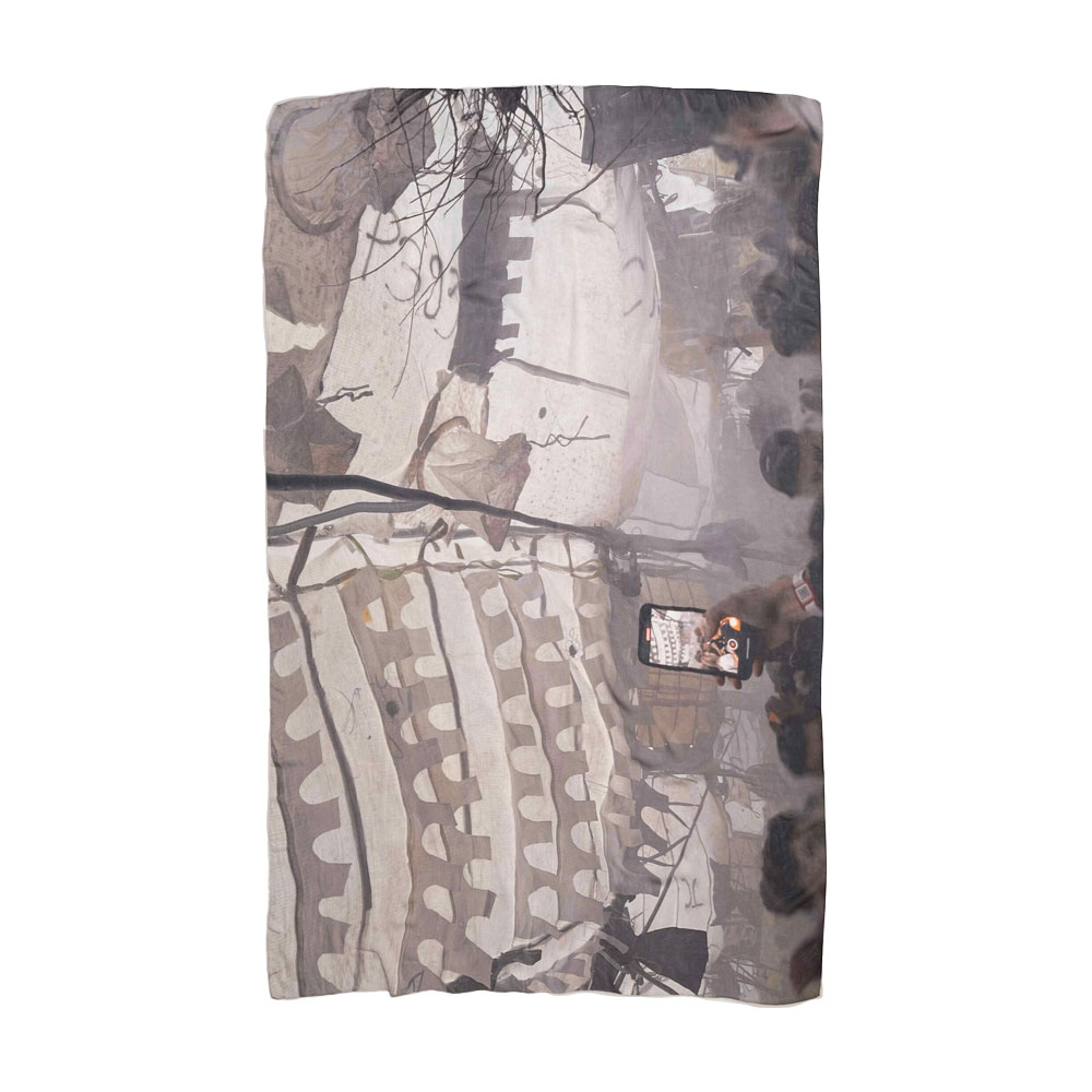 VESSHCELL REC SILK HANGINGS PRINT