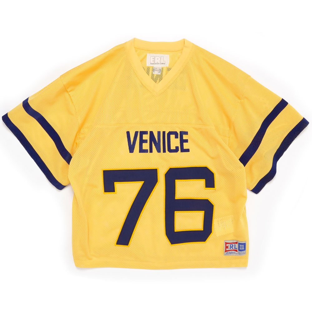 VENICE 76 FOOTBALL TOP KNIT YELLOW